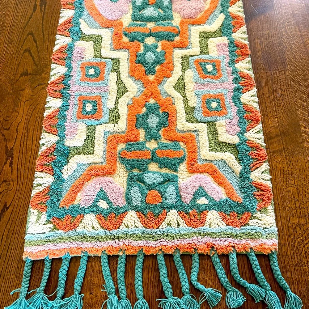 New! Anthropologie-Tufted Aria Bath Mat
